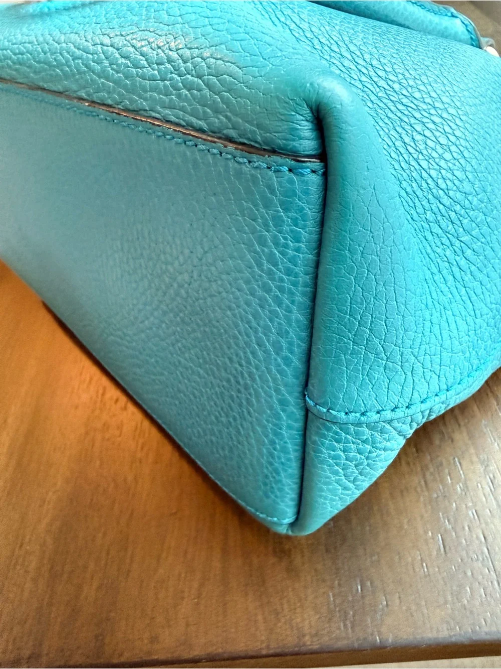 Gucci Pebbled Leather Medium Top Handle and crossbody-Entrupy Cerrtification